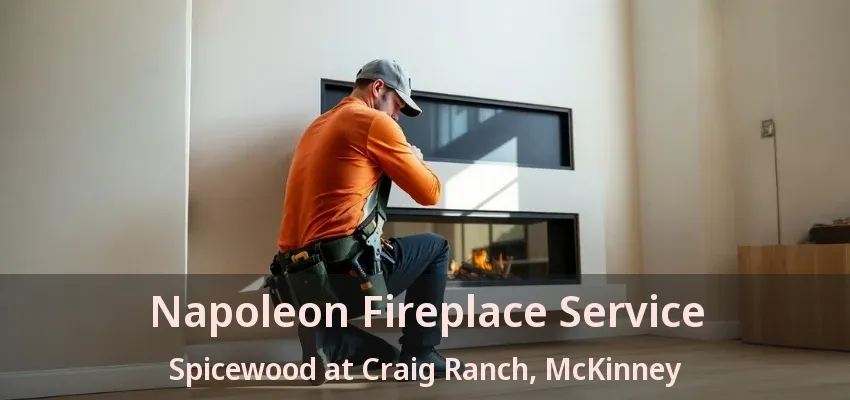 Napoleon Fireplace Service Spicewood at Craig Ranch, McKinney - TX