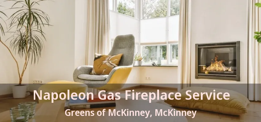 Napoleon Gas Fireplace Service Greens of McKinney, McKinney - TX