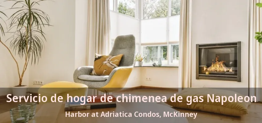 Servicio de hogar de chimenea de gas Napoleon Harbor at Adriatica Condos, McKinney - TX