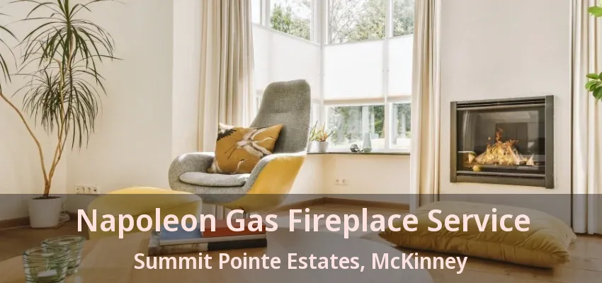 Napoleon Gas Fireplace Service Summit Pointe Estates, McKinney - TX