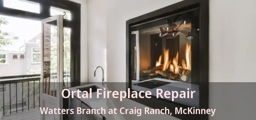 Ortal Fireplace Repair Watters Branch at Craig Ranch, McKinney - TX