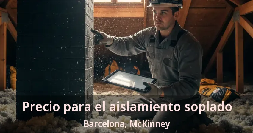 Precio para el aislamiento soplado Barcelona, McKinney - TX