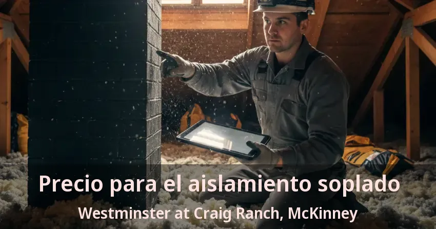 Precio para el aislamiento soplado Westminster at Craig Ranch, McKinney - TX Precio para el aislamiento soplado Westminster at Craig Ranch, McKinney - TX