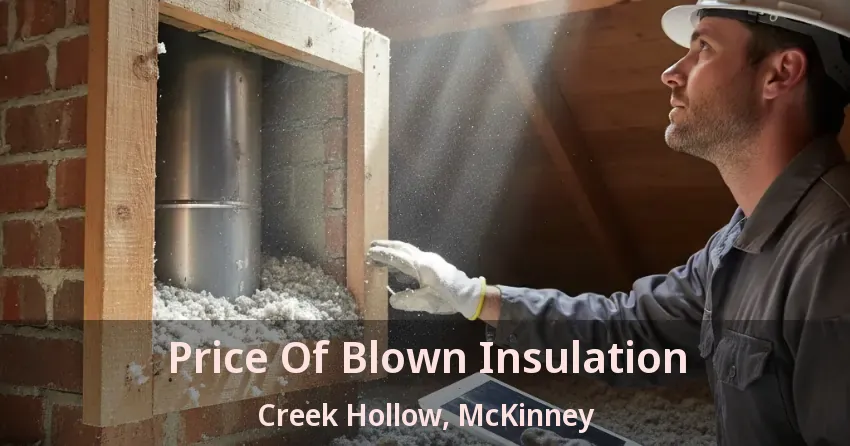 Price Of Blown Insulation Creek Hollow, McKinney - TX