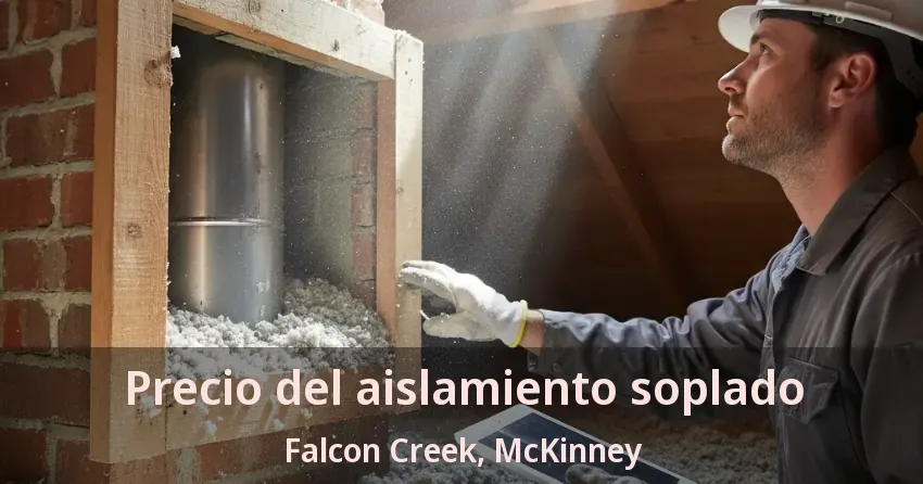 Precio del aislamiento soplado Falcon Creek, McKinney - TX