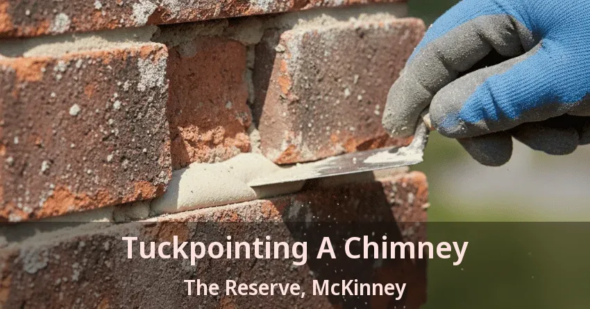 Tuckpointing A Chimney The Reserve, McKinney - TX Tuckpointing A Chimney The Reserve, McKinney - TX