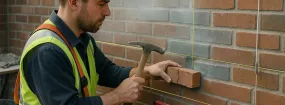 Cracked Chimney Bricks Repair Stratford Manor, McKinney