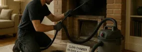 Fireplace Smoke Chamber Repair Stratford Manor, McKinney