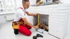 Wood Fireplace Repair Stratford Manor, McKinney